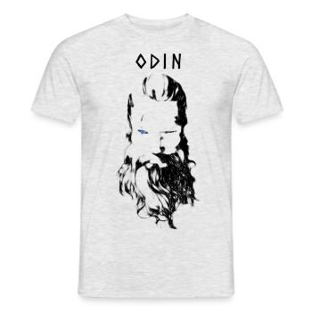 Odin - Men's T-Shirt - heather grey - Front - AI Model Male 178 dark (178cm)