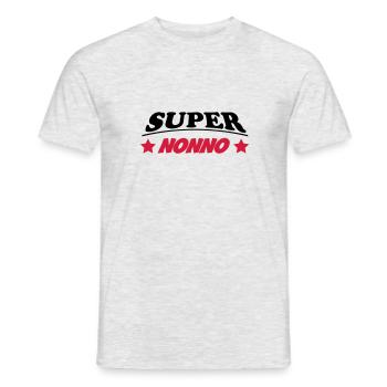 Super nonno 111 - T-shirt homme - gris chiné - Devant - AI Model Male 178 dark (178cm)