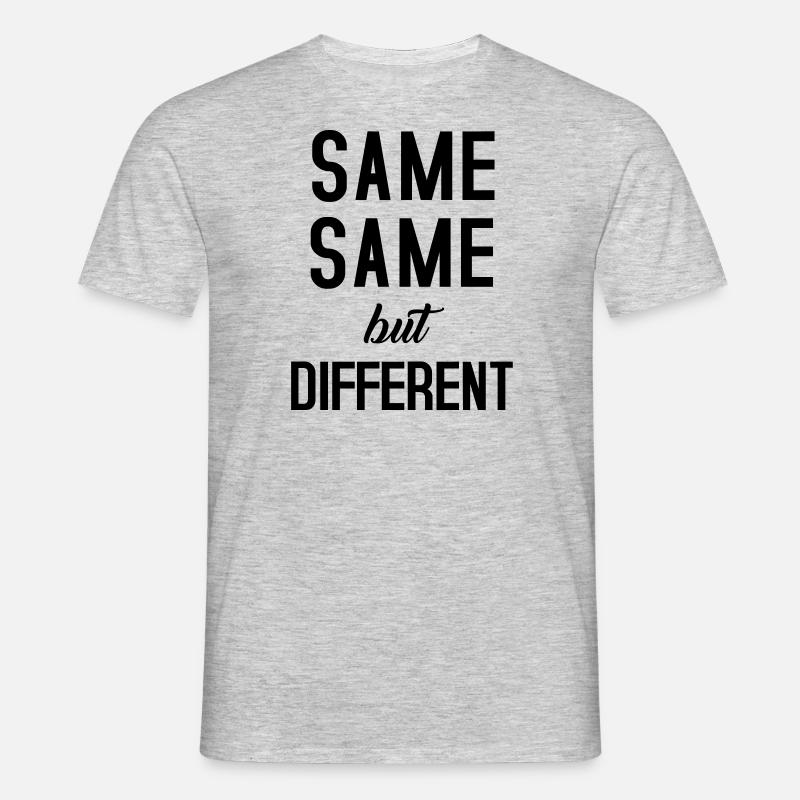 Same Same - Men's T-Shirt - heather grey