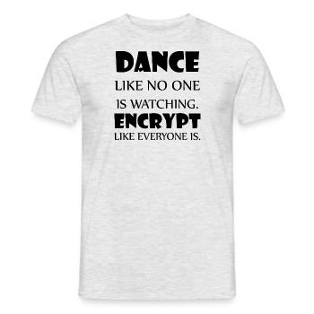 Dancing Dance Music - Männer T-Shirt - Grau meliert - Vorne - AI Model Male 178 dark (178cm)