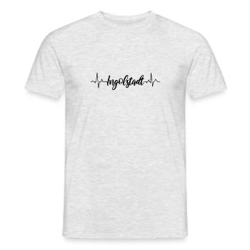 ECG Ingolstadt - T-shirt homme - gris chiné - Devant - AI Model Male 178 dark (178cm)