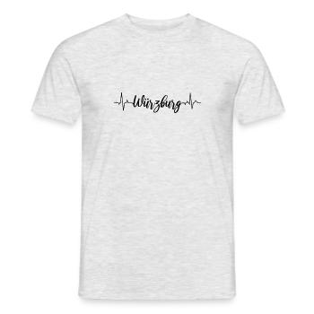 ECG Würzburg - Men's T-Shirt - heather grey - Front - AI Model Male 178 dark (178cm)