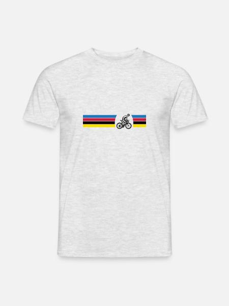 cyclisme shirt fan de cyclisme - Mænd T-shirt - grå meleret
