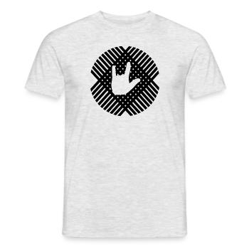 Rock Musik Rock and Roll - T-shirt homme - gris chiné - Devant - AI Model Male 178 dark (178cm)