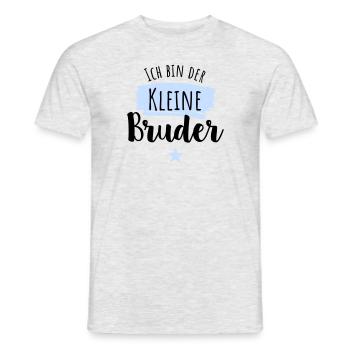 Ich binder Kleine Bruder - Männer T-Shirt - Grau meliert - Vorne - AI Model Male 178 dark (178cm)