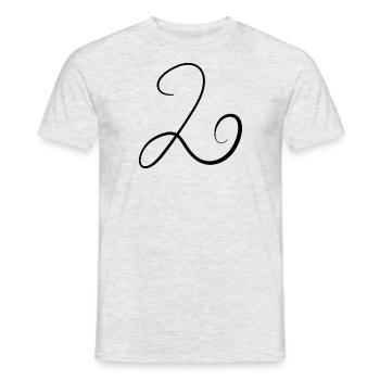 L - Männer T-Shirt - Grau meliert - Vorne - AI Model Male 178 dark (178cm)