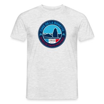 Cime de la Bonette 2 - Men's T-Shirt - heather grey - Front - AI Model Male 178 dark (178cm)