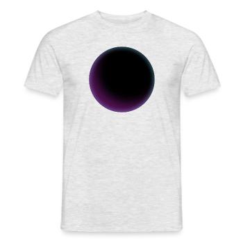 Colorful Blackhole Circle 2 - Männer T-Shirt - Grau meliert - Vorne - AI Model Male 178 dark (178cm)