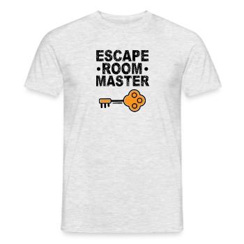 Escape Room Master - Men's T-Shirt - heather grey - Front - AI Model Male 178 dark (178cm)