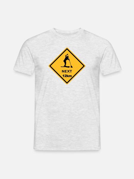 sup Australia roadsign - Men's T-Shirt - heather grey