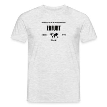 Erfurt schönste Stadt der Welt - Männer T-Shirt - Grau meliert - Vorne - AI Model Male 178 dark (178cm)