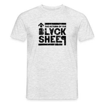 Black Sheep - Männer T-Shirt - Grau meliert - Vorne - AI Model Male 178 dark (178cm)