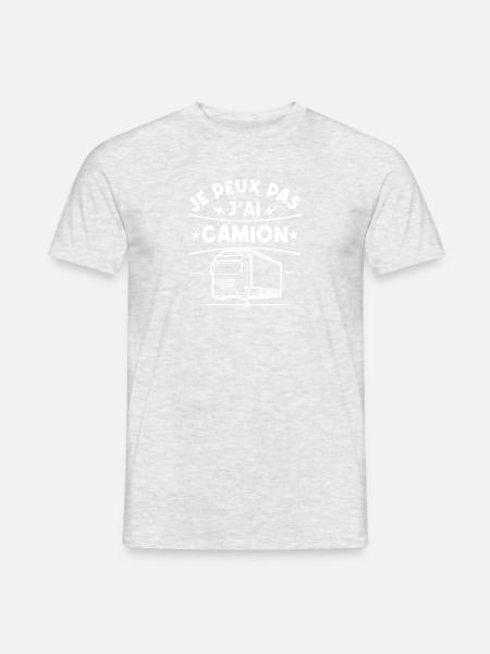 Je Peux Pas J'ai Camion - T-shirt homme - gris chiné