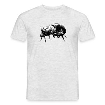 Cyber Beetle 2101 - Men's T-Shirt - heather grey - Front - AI Model Male 178 dark (178cm)