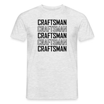 Artisan bricoleur Artisan Artisan Outil Construction - T-shirt homme - gris chiné - Devant - AI Model Male 178 dark (178cm)