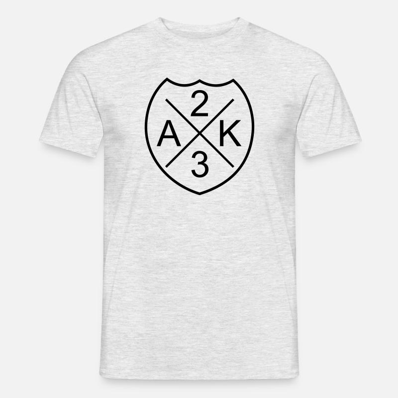 Abschluss 2023 AK 23 - Männer T-Shirt - Grau meliert