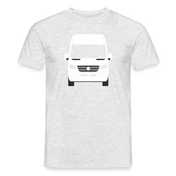 Sprinter W907 W910 front front - color changeable - Men's T-Shirt - heather grey - Front - AI Model Male 178 dark (178cm)