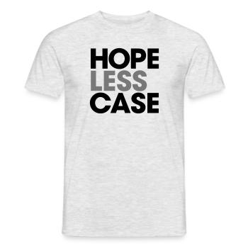 Hopeless fall, design colors editable - Men's T-Shirt - heather grey - Front - AI Model Male 178 dark (178cm)