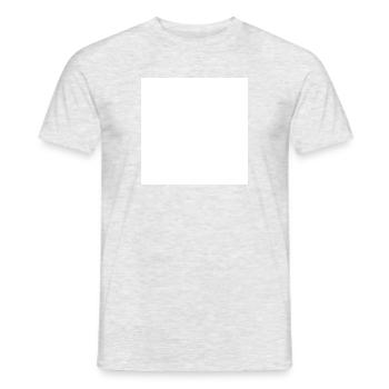 Weißer Kasten - Männer T-Shirt - Grau meliert - Vorne - AI Model Male 178 dark (178cm)
