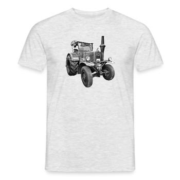 Bulldog - Men's T-Shirt - heather grey - Front - AI Model Male 178 dark (178cm)