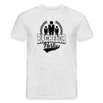 Bachelor Party - cadeau de JGA-bachelorette party - T-shirt homme - gris chiné - Devant - AI Model Male 178 dark (178cm)