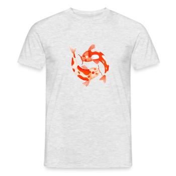 koi - T-shirt homme - gris chiné - Devant - AI Model Male 178 dark (178cm)