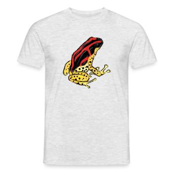 Tree climber frog Poison poison frog PoisonDartFrog 7 - Men's T-Shirt - heather grey - Front - AI Model Male 178 dark (178cm)