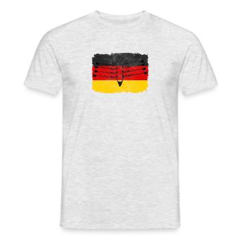 8er Canoe Germany Competition Sport Team Gift - T-shirt homme - gris chiné - Devant - AI Model Male 178 dark (178cm)