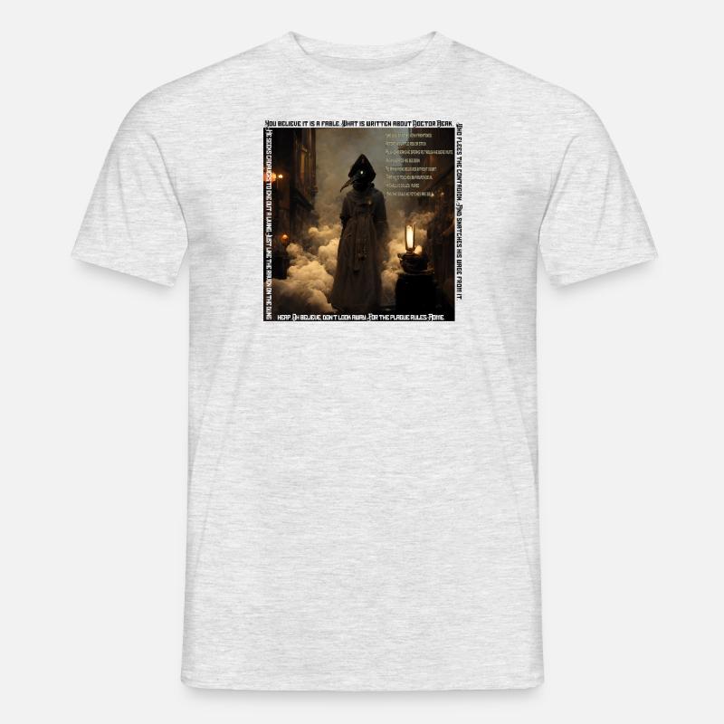 Doktor Pest - Männer T-Shirt - Grau meliert