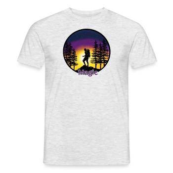 Magic - Men's T-Shirt - heather grey - Front - AI Model Male 178 dark (178cm)