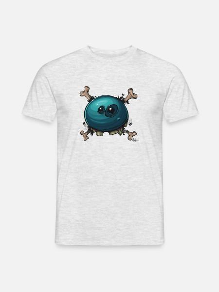SufferTheNasty[00110010] - Männer T-Shirt - Grau meliert