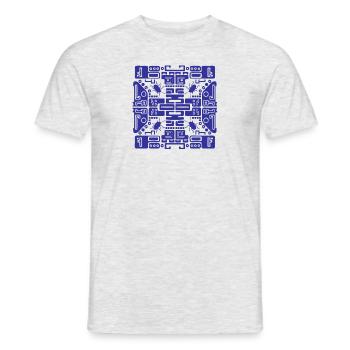 computer bug progamming - Männer T-Shirt - Grau meliert - Vorne - AI Model Male 178 dark (178cm)