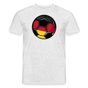 Football World Champion 2022 Fan Germany - Men's T-Shirt - heather grey - Front - AI Model Male 178 dark (178cm)