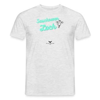 Spreewald Suschower Loch - Männer T-Shirt - Grau meliert - Vorne - AI Model Male 178 dark (178cm)
