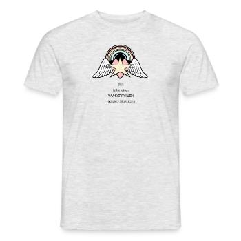 wundervoller Himmelsbruder - Männer T-Shirt - Grau meliert - Vorne - AI Model Male 178 dark (178cm)