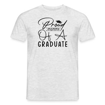Fière maman d’un diplômé - T-shirt homme - gris chiné - Devant - AI Model Male 178 dark (178cm)