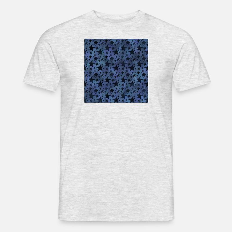 Sternenhimmel - Männer T-Shirt - Grau meliert