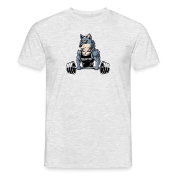 TREN SETTER - Men's T-Shirt - heather grey - Front - AI Model Male 178 dark (178cm)