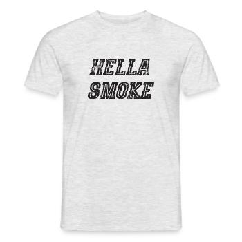 Weed Cannabis CBD Dicton - T-shirt homme - gris chiné - Devant - AI Model Male 178 dark (178cm)