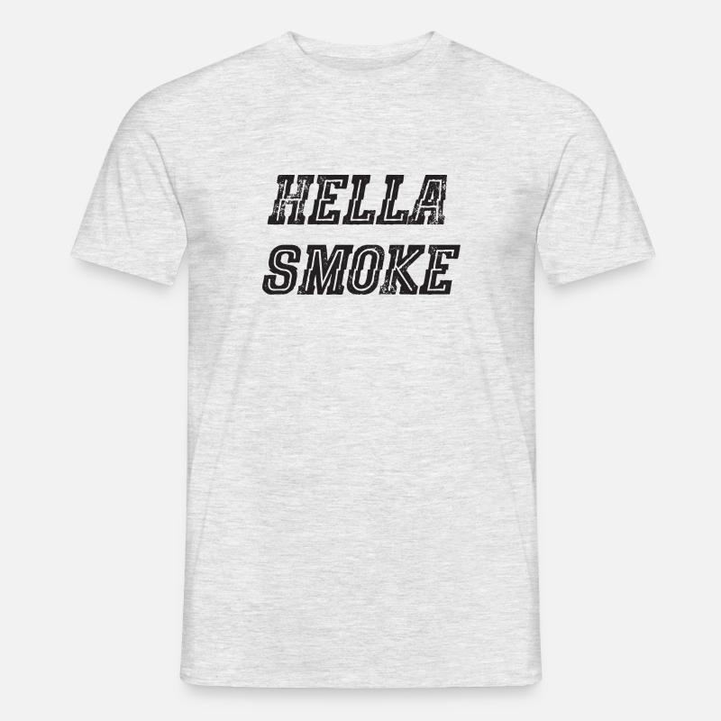 Weed Cannabis CBD Spruch - Männer T-Shirt - Grau meliert