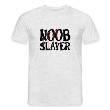 Noob Slayer Shooter - T-shirt homme - gris chiné - Devant - AI Model Male 178 dark (178cm)