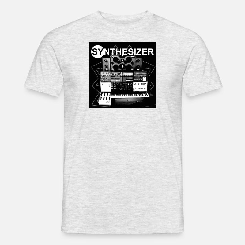 Modular SynthesizerI - Männer T-Shirt - Grau meliert