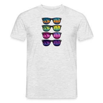 Sunglasses Spring Break - Men's T-Shirt - heather grey - Front - AI Model Male 178 dark (178cm)