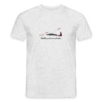 ka8 Segelflugzeug Segelfliegen Segelflieger Pilot - Männer T-Shirt - Grau meliert - Vorne - AI Model Male 178 dark (178cm)