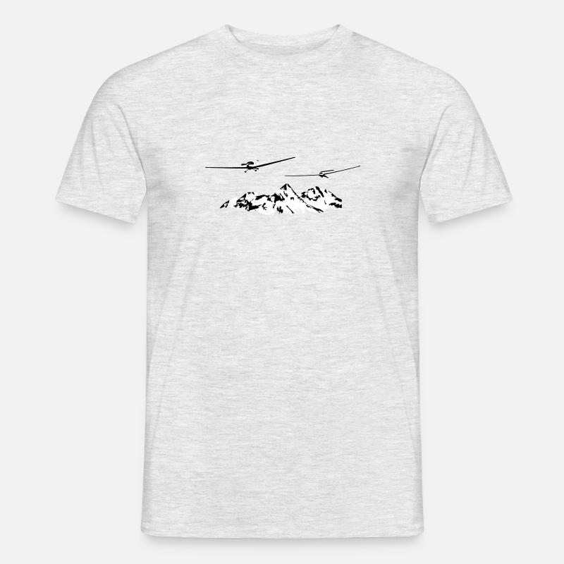 fschlepp glider glider glider glider - Men’s T-shirt - heather grey