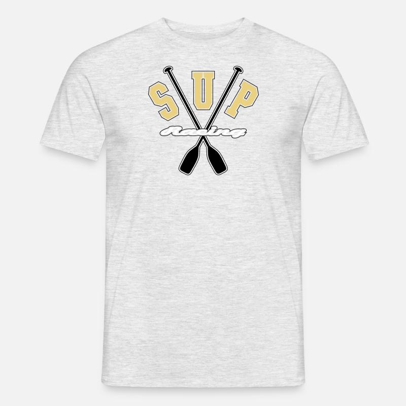SUP racing - Männer T-Shirt - Grau meliert
