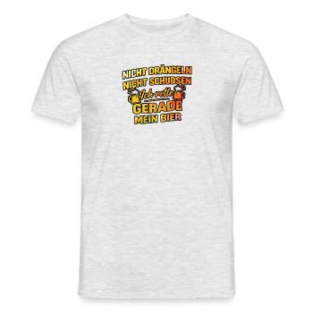 Save my beer - Men's T-Shirt - heather grey - Front - AI Model Male 178 dark (178cm)