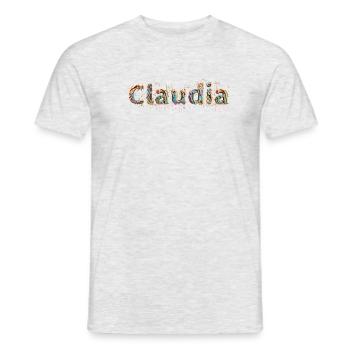 Claudia Geschmolzene Eiscreme - Männer T-Shirt - Grau meliert - Vorne - AI Model Male 178 dark (178cm)