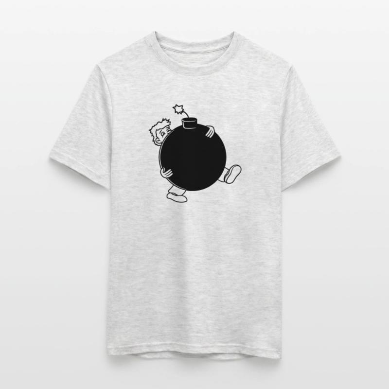 bombe d'explosion exploser tnt dynamite dangereux T-shirt homme