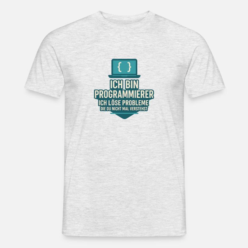 Programmierer - Männer T-Shirt - Grau meliert
